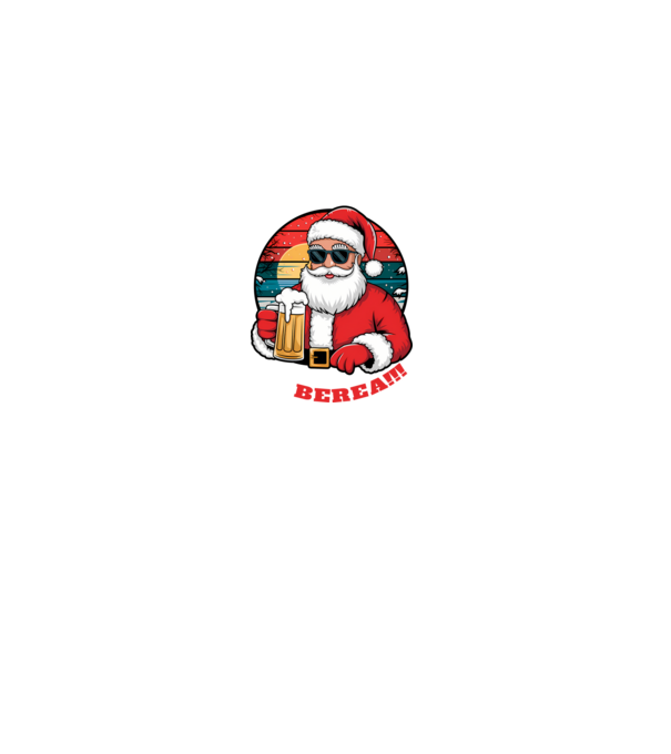 Ho ho ține mi berea! Negru model negru pe tricou