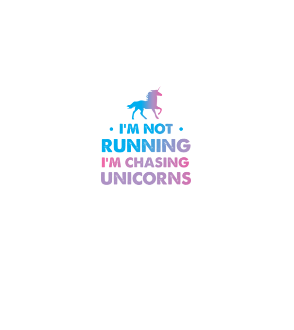 Unicorn Alergare model alb pe tricou