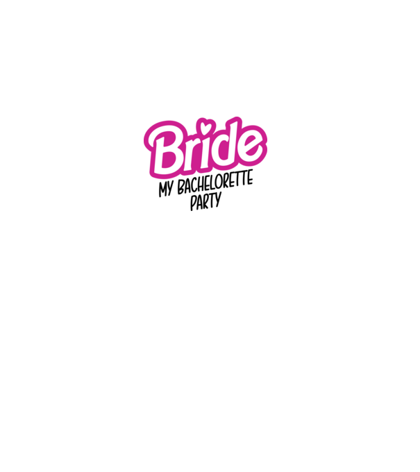 Bride Barbie model alb pe tricou
