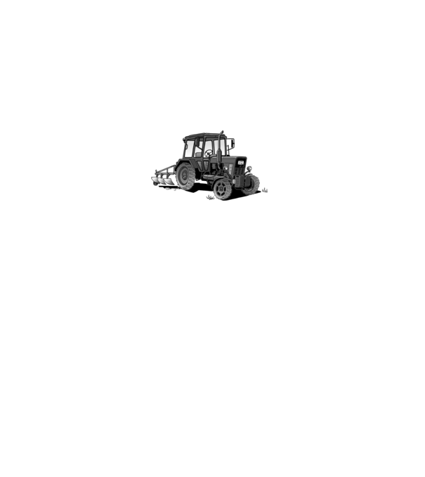 TRACTOR model gri pe tricou