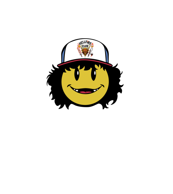 dustinhappyface model roz pe tricou