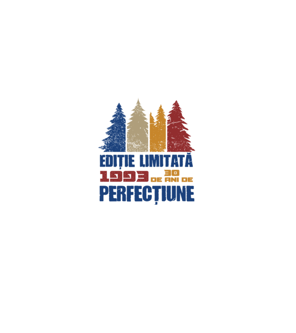 Ediție limitată 1993 - 30 de ani de perfecțiune model alb pe tricou