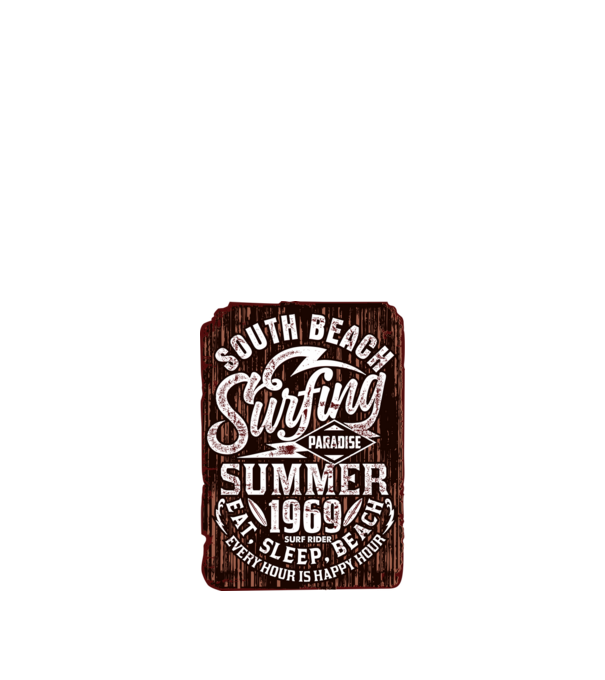 South Beach model negru pe tricou