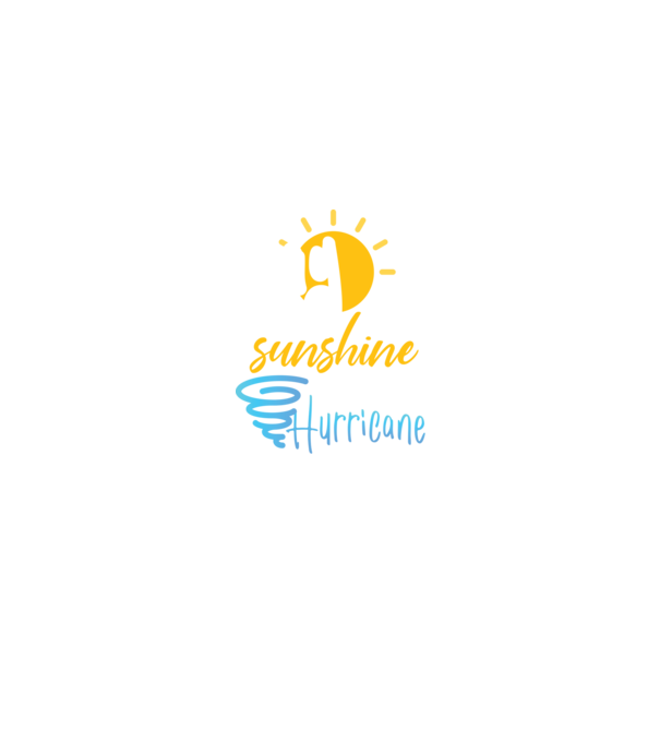 May Girls are Sunshine mixed with a little Hurricane model negru pe tricou