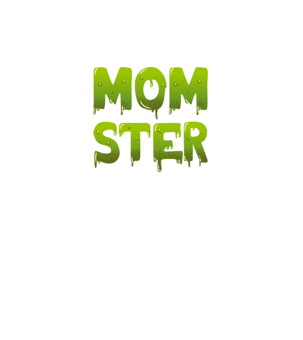 Momster model negru pe tricou