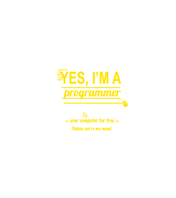 I am a programmer model negru pe tricou