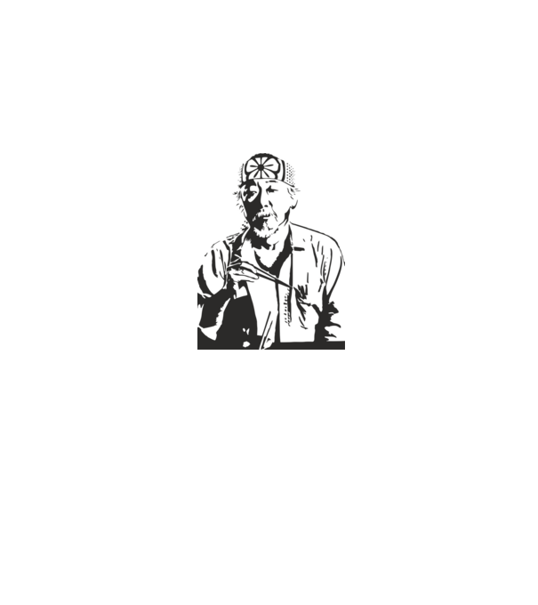 Miyagi cobra kai model gri pe tricou