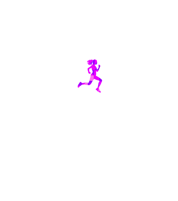 I run like a girl model alb pe tricou