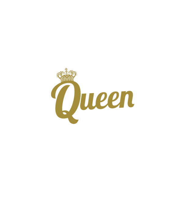 Nurse a title just above Queen model negru pe tricou