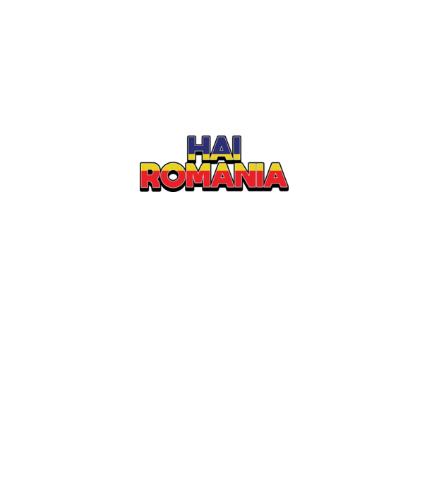 Subtitlu Hai Romania model alb pe tricou