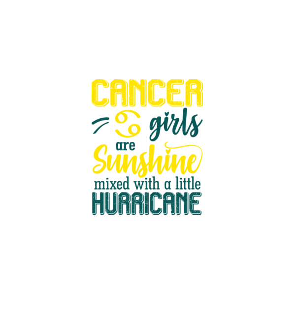 Sunshine with Hurricane CANCER model negru pe tricou