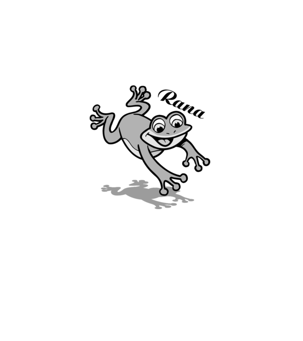 Frog model alb pe tricou
