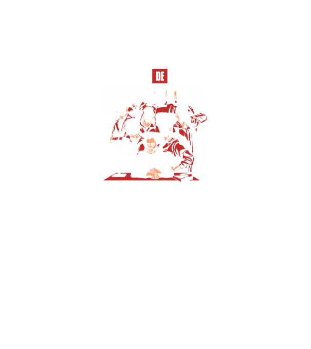 La casa de papel grupo model negru pe tricou