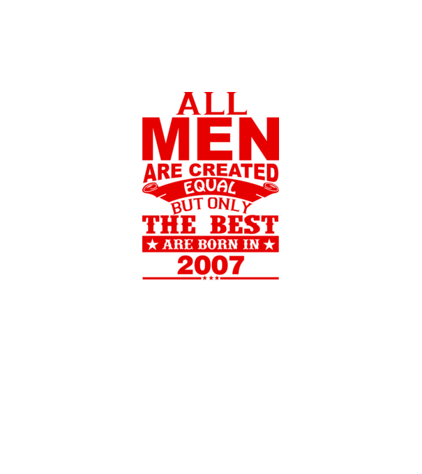 All men are created - 2007 model galben neon pe tricou