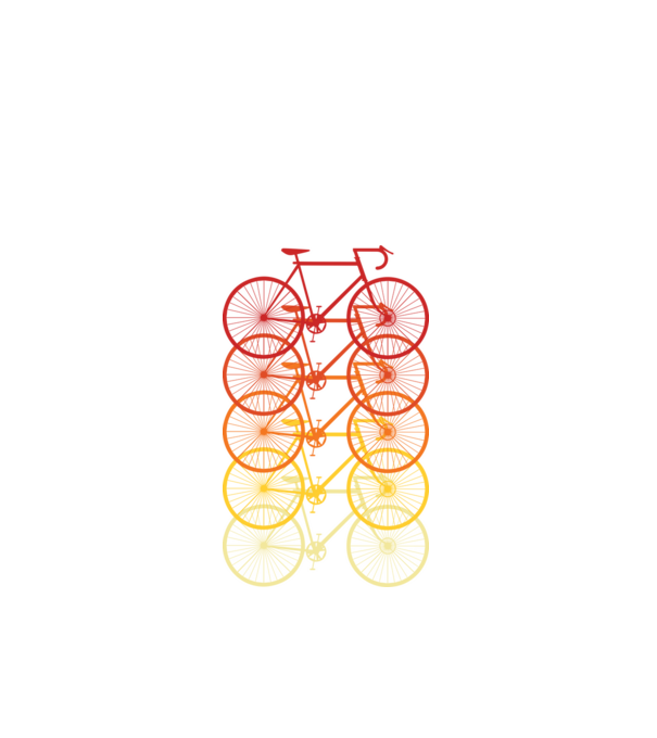 Retro Bike model negru pe tricou