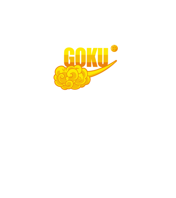 goku cloud model negru pe tricou
