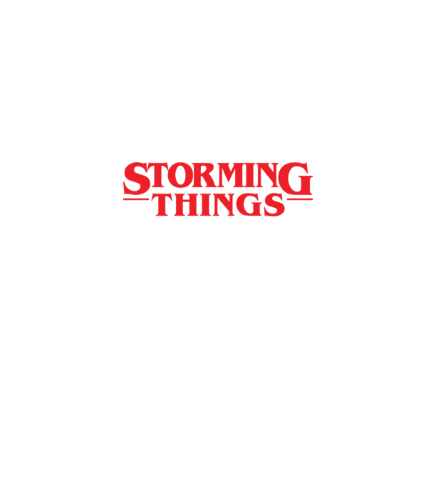 storming things - area 51 model negru pe tricou