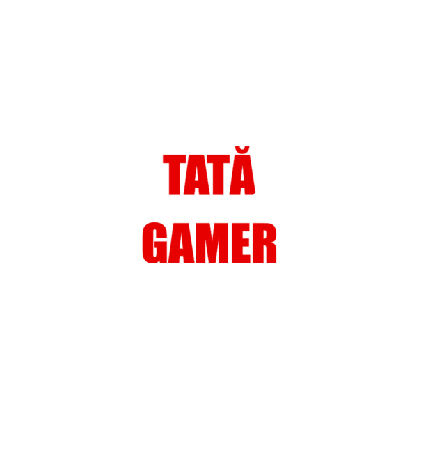 ziua tată noaptea gamer model negru pe tricou