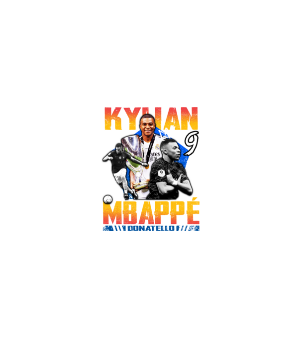 Mbappé tribute model nisipiu pe tricou