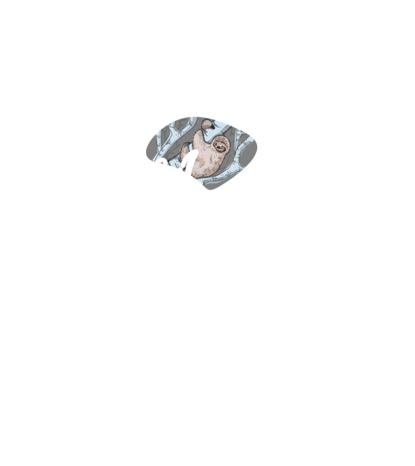 what does the sloth say model negru pe tricou