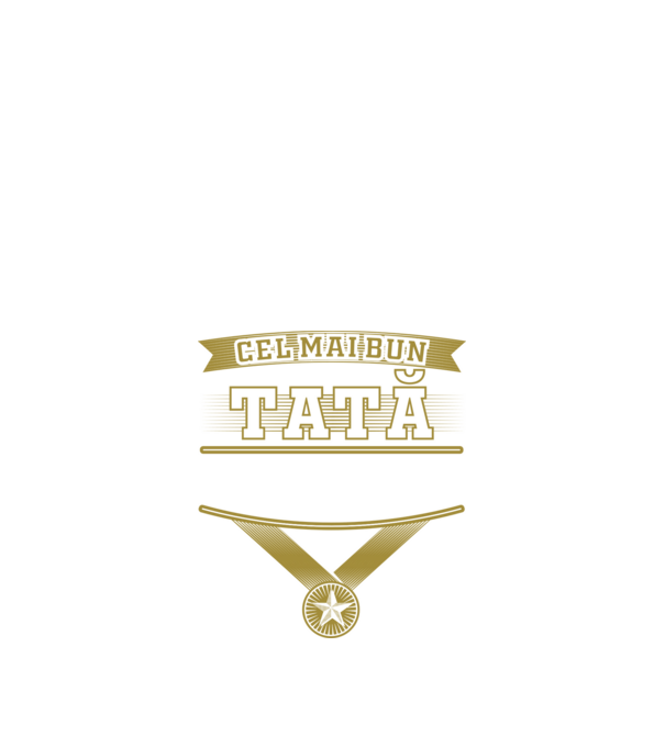 Cel mai bun tată tatuat model negru pe tricou