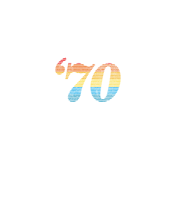 Retro Birthday 1970 model negru pe tricou