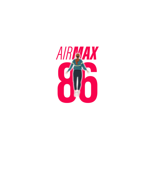 air max 86 stranger things model negru pe tricou