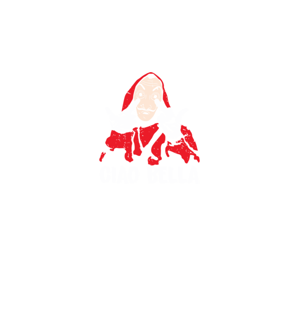 ciao bella dali model negru pe tricou