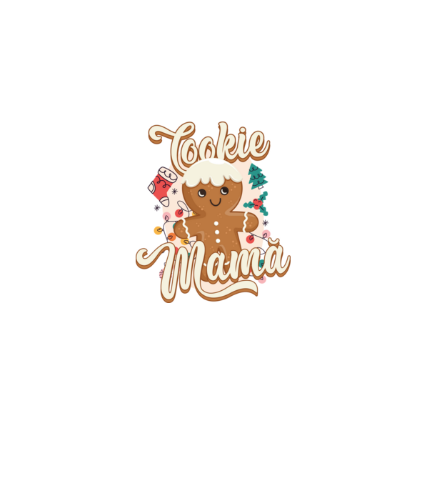 Cookie mamă model alb pe tricou