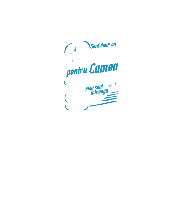 Sunt doar un bunic pentru lumea din jur, dar pentru familia mea sunt întreaga lume! model turcoaz pe tricou