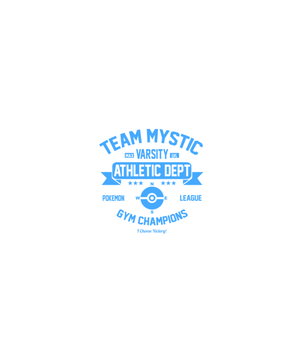 Mystic champions model negru pe tricou