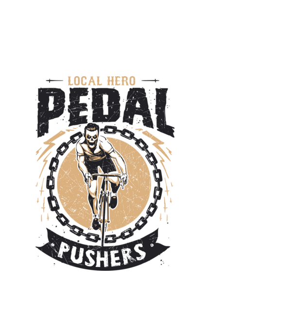 Pedal Pushers model alb pe tricou