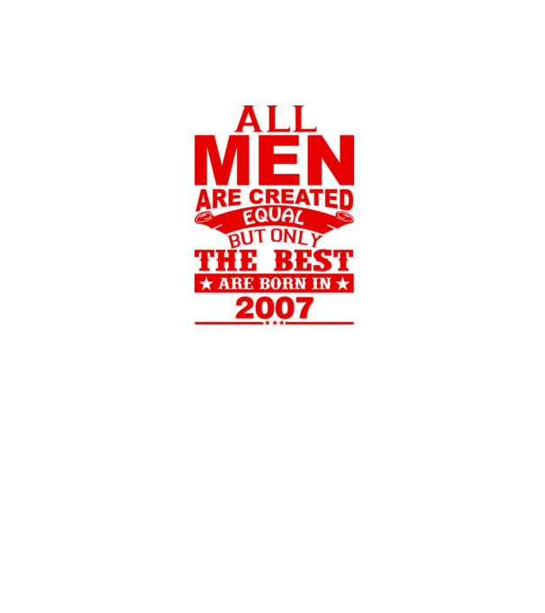 All men are created - 2007 model galben deschis pe tricou