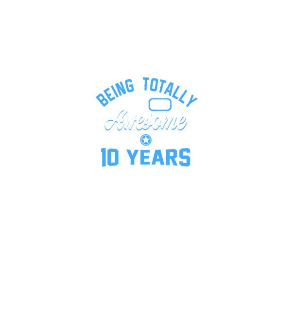 Being totally awesome 10 model negru pe tricou
