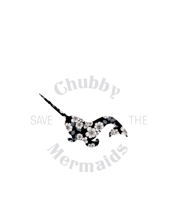 Chubby mermaid model verde de măr pe tricou
