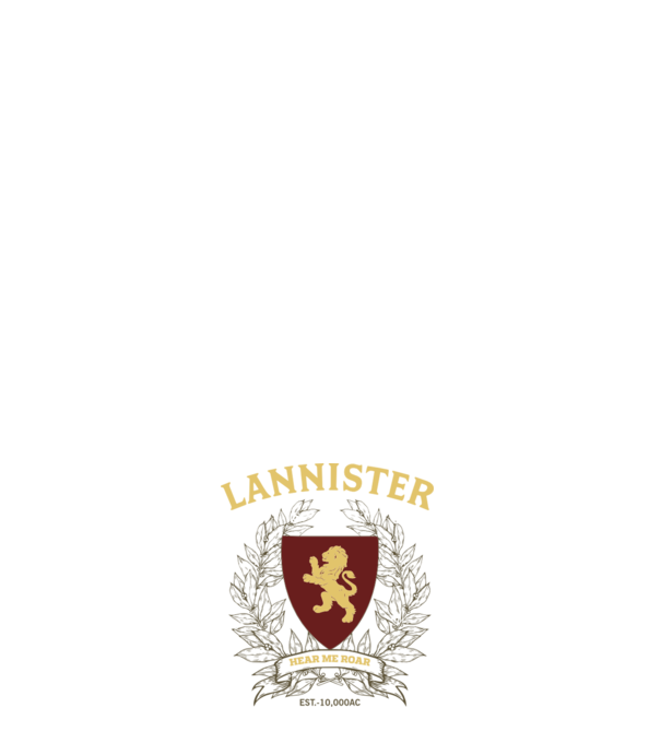 Lannister model roz deschis pe tricou