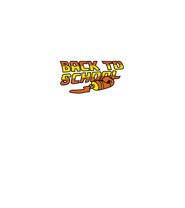Back to school model negru pe tricou
