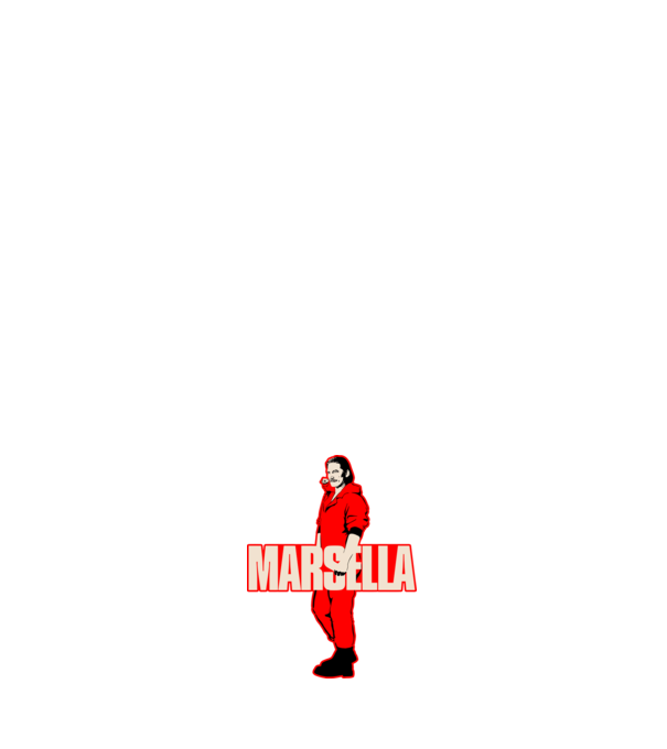 mareille la casa de papel model negru pe tricou