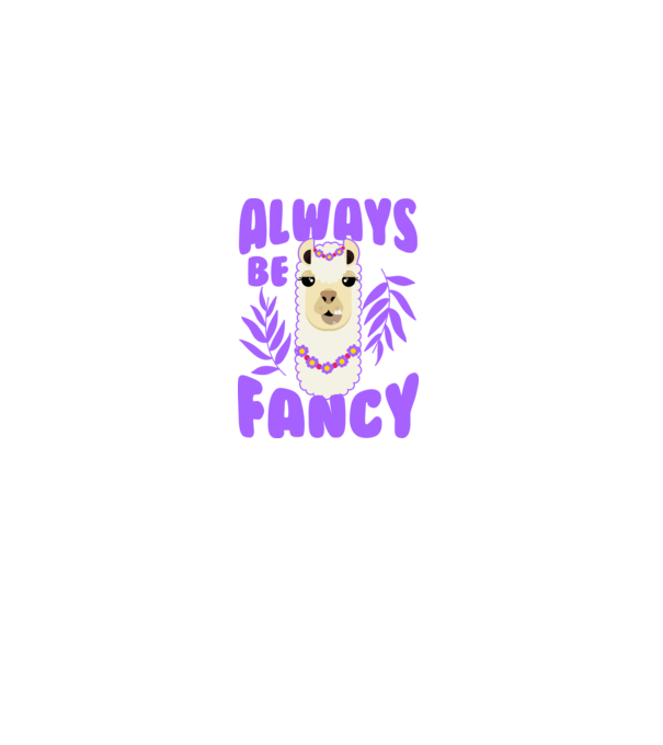 Always be fancy model negru pe tricou