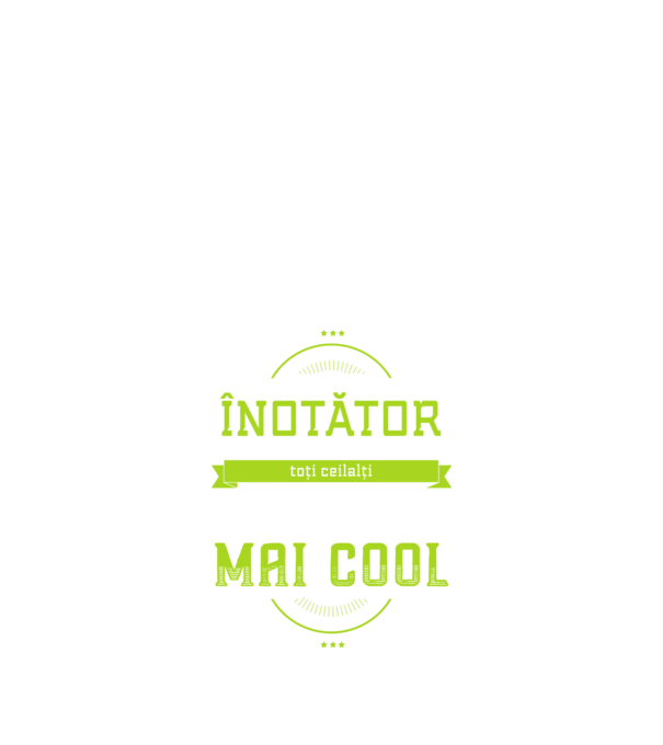 sunt înotător, la fel ca toți ceilalți, dar mult mai cool model negru pe tricou
