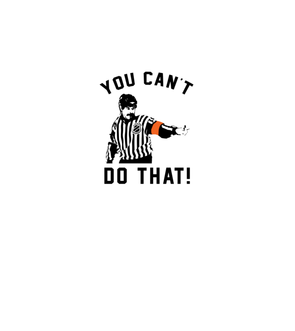 'You can''t do that!' model alb pe tricou