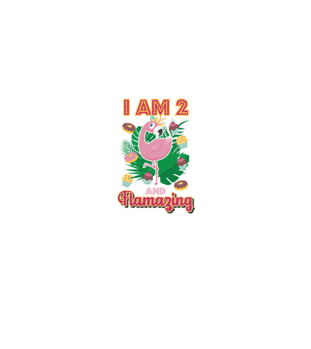 FLAMAZING Birthday 2 Years old model alb pe tricou