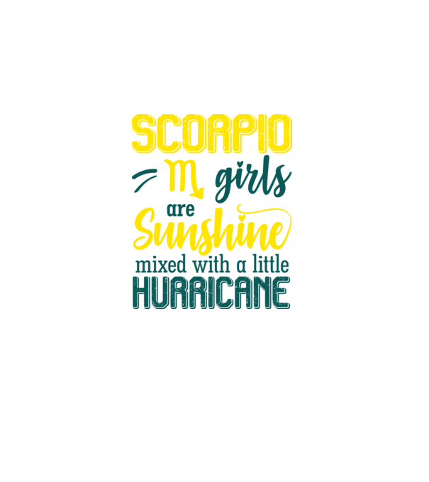 Sunshine with Hurricane SCORPIO model negru pe tricou