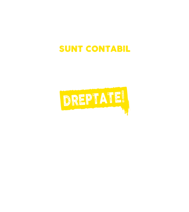Sunt contabil, pentru a economisi timp, să reținem că am întotdeauna dreptate! model negru pe tricou