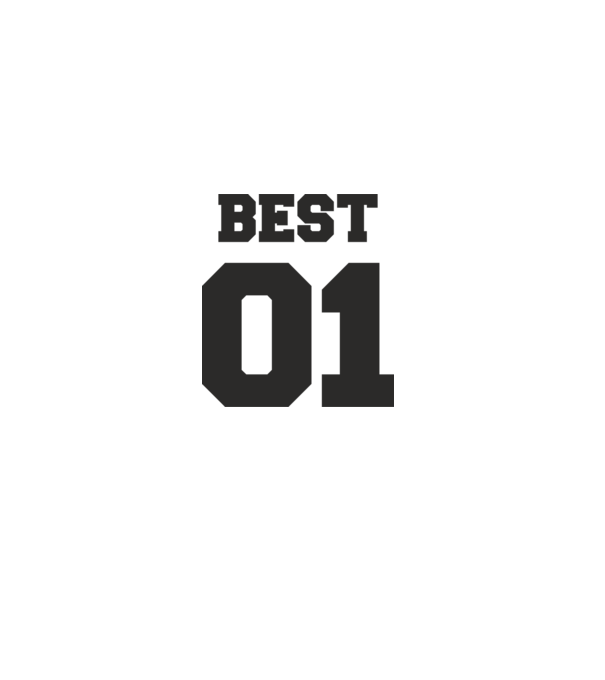 Best 01 model alb pe tricou
