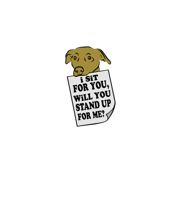 I sit for you model negru pe tricou