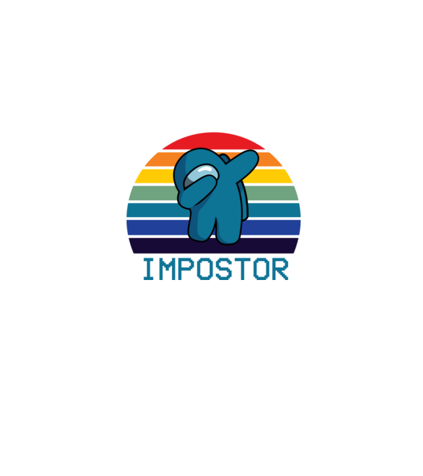 Impostor model albastru jeanși pe tricou