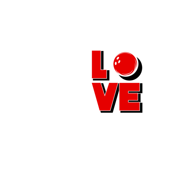 Love bowling model galben neon pe tricou