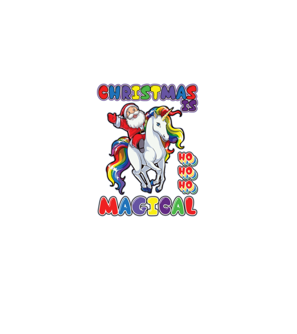 CHRISTMAS IS MAGICAL model negru pe tricou