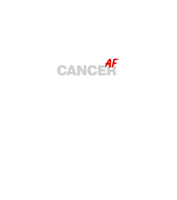 CANCER as fuck model negru pe tricou
